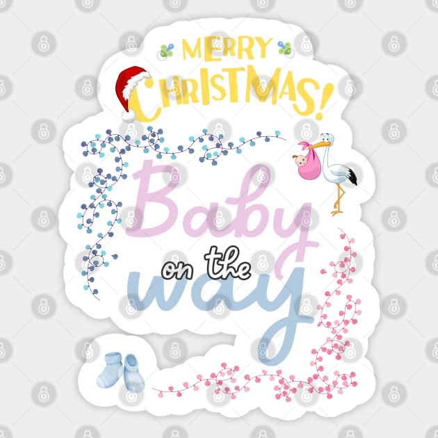 Baby on the way Sticker by Studio468